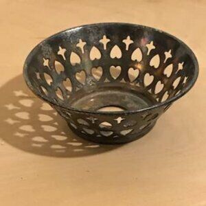 Vintage Reed & Barton Silver Soldered Decorative Holder Dish